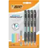 BIC Break Resistance 0.7mm Uçlu Kalem, 4lü Blister Versatil Kalem, 4 Adet Silgi, 6 Adet Yedek Uç,Yandan Basmalı Sistem