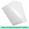 200 gr., A4 PARLAK KUŞE 250li Pakette