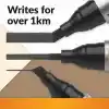 BIC Marker 2300 Kesik Uçlu Permanent Markör, Siyah,
