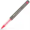 Faber-Castell Free Ink Roller Kalem 0.5, Kırmızı, Silinmez Kalıcı Mürekkep, İğne Uçlu, Akıcı Yazım, Mürekkep Göstergeli