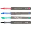 Faber-Castell Free Ink Roller Kalem 0.5, Kırmızı, Silinmez Kalıcı Mürekkep, İğne Uçlu, Akıcı Yazım, Mürekkep Göstergeli