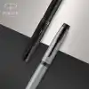 PARKER IM doldurucu | Krom süslemeli paslanmaz çelik | Orta uçlu ve mavi mürekkepli dolma kalem | hediye kutusu