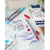 Faber-Castell Goldfaber Aqua Çift Uç Markör Kaligrafi 6’lı Seaside, Fırça ve Fineliner, Solmaya Dayanıklı Mürekkep, Çevre Dostu