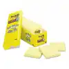 Post-it Süper Yapışkan Notlar, 2x Yapıştırma Gücü, 3x3 inç, Kanarya Sarı, 24-Pedler/Dolap Paketi (654-24SSCP)