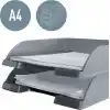 Leitz WOW A4 Evrak Rafı, Metalik Beyaz, 52263001