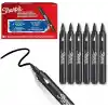 SHARPIE Akrilik markör, Yuvarlak uç, Siyah
