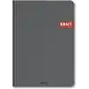 Le Color Kraft Ofis Defter Kareli Gri