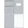 Le Color Kraft Ofis Defter Kareli Gri