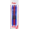 Pentel ENERGEL 0.7 mm Likit Roller Kalem 2xMavi/1xKırmızı 3lü set
