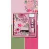 SERVE DEFTER SETI - DESENLİ SEKER PEMBE ÖZEL KUTUDA