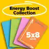 Post-it Süper Yapışkan Çizgili Notlar, 4 Yapışkan Not Defteri, 12,7 x 20,32 cm, Yurdunuzda, Evinizde veya Ofisinizde Organizasyon için İdeal, Energy Boost Koleksiyonu