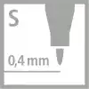 STABILO OHPen - Asetat Kalemi - 0,4 mm - Siyah