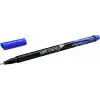 BIC Intensity Fine Liner İnce Uçlu Mavi Keçeli Kalem 12li Kutu, 0.4 mm İnce Kalınlıkta Uç, Su Bazlı Mürekkep