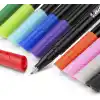 BIC Intensity Fine Liner İnce Uçlu Mavi Keçeli Kalem 12li Kutu, 0.4 mm İnce Kalınlıkta Uç, Su Bazlı Mürekkep