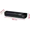 GBC Inspire+ A4 Evde Kullanım Laminatör, A4 Torbalar ve Daha Küçük, 1 Yıl Garanti, Siyah, 440207