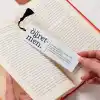 Hediyesepeti Öğretmen Kelime Anlamlı Kitap Ayracı 13.5 cm x 4 cm Metal Malzeme