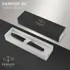 Parker IM Rollerball Kalem | Siyah PVD ile Mat siyah | Siyah Mürekkep Dolgulu İnce Nokta | Hediye Kutusu