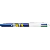 BIC 4 Colours Message Tükenmez Kalem 12Li Kutu, 1.0mm Uç, Tek Kalemde Mavi, Kırmızı, Yeşil ve Siyah Renkler