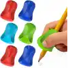 The Pencil Grip Pinch Grip, ergonomik yazma yardımı, parlak renkli kalem tutacakları, 6lı, TPG-12706