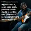 Presonus HD7-A, Profesyonel Dinleme Kulaklığı, Kulak Üstü, Siyah