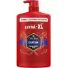 Old Spice Captain Erkekler için Duş Jeli ve Şampuan 1000 ml Ekstra-XL