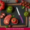 Victorinox Swiss Classic 11cm Tırtıklı Domates Bıçağı, Mor