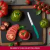 Victorinox 6.7834.C1 Swiss Classic 11cm Tırtıklı Domates Bıçağı, Yeşil
