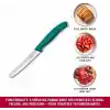 Victorinox 6.7834.C1 Swiss Classic 11cm Tırtıklı Domates Bıçağı, Yeşil