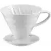 Epinox Seramik Kahve Dripper - Porselen Demleyici - No: 2 - Beyaz (Hario V60 Benzeri)