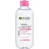 Garnier Micellar Makyaj Temizleme Suyu 400ML, 24 Saat Nemlendirme, Hassas Ciltler için