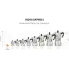 Bialetti 4942 Moka Express Kahve Pişirici, 3 Bardak, Kırmızı