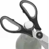 WMF Touch 21 cm Mutfak Makası, Tırtıklı Ağız, Cromargan® Yüksek Kaliteli Paslanmaz Çelik, Yumuşak Tutma Sapı, Siyah