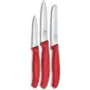 Victorinox 6.7111.34C1 Swiss Classic 3lü Bıçak Set, Kırmızı