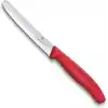 Victorinox 6.7831.C1 Swiss Classic 11cm Tırtıklı Domates Bıçağı, Kırmızı