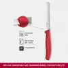 Victorinox 6.7831.C1 Swiss Classic 11cm Tırtıklı Domates Bıçağı, Kırmızı