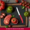 Victorinox 6.7831.C1 Swiss Classic 11cm Tırtıklı Domates Bıçağı, Kırmızı