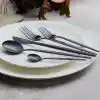 Karaca Orion Black 30 Parça 6 Kişilik Çatal Kaşık Bıçak Seti