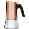 Bialetti - Venus: 6 Cups Ocak Üstü Espresso Pişirici - 235ml - Kahverengi, Gümüş Renk - Paslanmaz Çelik Gövde - Patentli Güvenlik Valfi - Tüm Ocak Türleri İçin Uygundur (İndüksiyon Dahil)