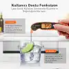 ThermoPro TP605W IPX6 Su Geçirmez, Katlanabilir Problu ve Arkadan Aydınlatmalı Ekranlı Anında Okunan Dijital Et ve Gıda Termometresi