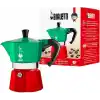 Bialetti - Moka Express Italia: 3 Cups Ocak Üstü Espresso Pişirici - 130ml - Karma Renk - Alüminyum Gövde - Patentli Güvenlik Valfi - Tüm Ocak Türleri İçin Uygundur (İndüksiyon Hariç)