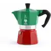Bialetti - Moka Express Italia: 3 Cups Ocak Üstü Espresso Pişirici - 130ml - Karma Renk - Alüminyum Gövde - Patentli Güvenlik Valfi - Tüm Ocak Türleri İçin Uygundur (İndüksiyon Hariç)