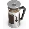Bialetti - Preziosa French Press: Yaklaşık 350mL kapasiteli kahve hazırlayıcı - 18/10 Paslanmaz Çelik Gövde - Bulaşık Makinesinde Yıkanabilen Borosilikat Cam Sürahi - Paslanmaz Çelik Filtre Sistemi