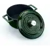 Lava Premium Serisi - Döküm Yuvarlak Tencere, 20 cm, Majolik Yeşil