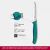 Victorinox 6.7734.C1 Swiss Classic 10cm Tırtıklı Soyma Bıçağı, Yeşil