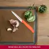 Victorinox 6.7739.C1 Swiss Classic 10cm Tırtıklı Soyma Bıçağı, Turuncu