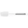 WMF Profi Plus Silikon Hamur Spatulası, 26 x 5,5 cm, Cromargan® Yüksek Kaliteli Yarı Mat Paslanmaz Çelik, 200°Cye Kadar Isıya Dayanıklı, Beyaz, Bulaşık Makinesinde Yıkanabilir
