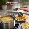 ThermoPro TP605 IPX6 Su Geçirmez, Arkadan Aydınlatmalı ve Kalibrasyonlu Anında Okunan Dijital Et ve Gıda Termometresi (Siyah)