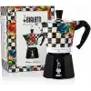 Bialetti Moka Express MacKenzie: 6 Cups Ocak Üstü Espresso Pişirici 270ml Karma Renk Alüminyum Gövde