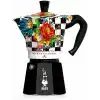 Bialetti Moka Express MacKenzie: 6 Cups Ocak Üstü Espresso Pişirici 270ml Karma Renk Alüminyum Gövde