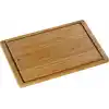 WMF Bambu Kesme Tahtası, 45 x 30 x 1,9 cm, Büyük Boy, Meyve Suyu Oluklu, Et ve Sebze Kesme Tahtası, Bıçak Dostu Yüzey
